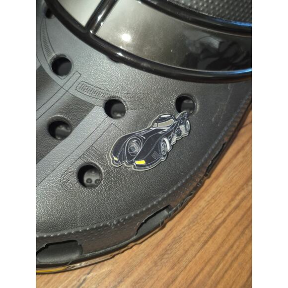 Crocs x Batman Batmobile Classic Clog M13 RARE 1 JIBBITZ WORN ONCE PRE-OWNED EXC main image 5
